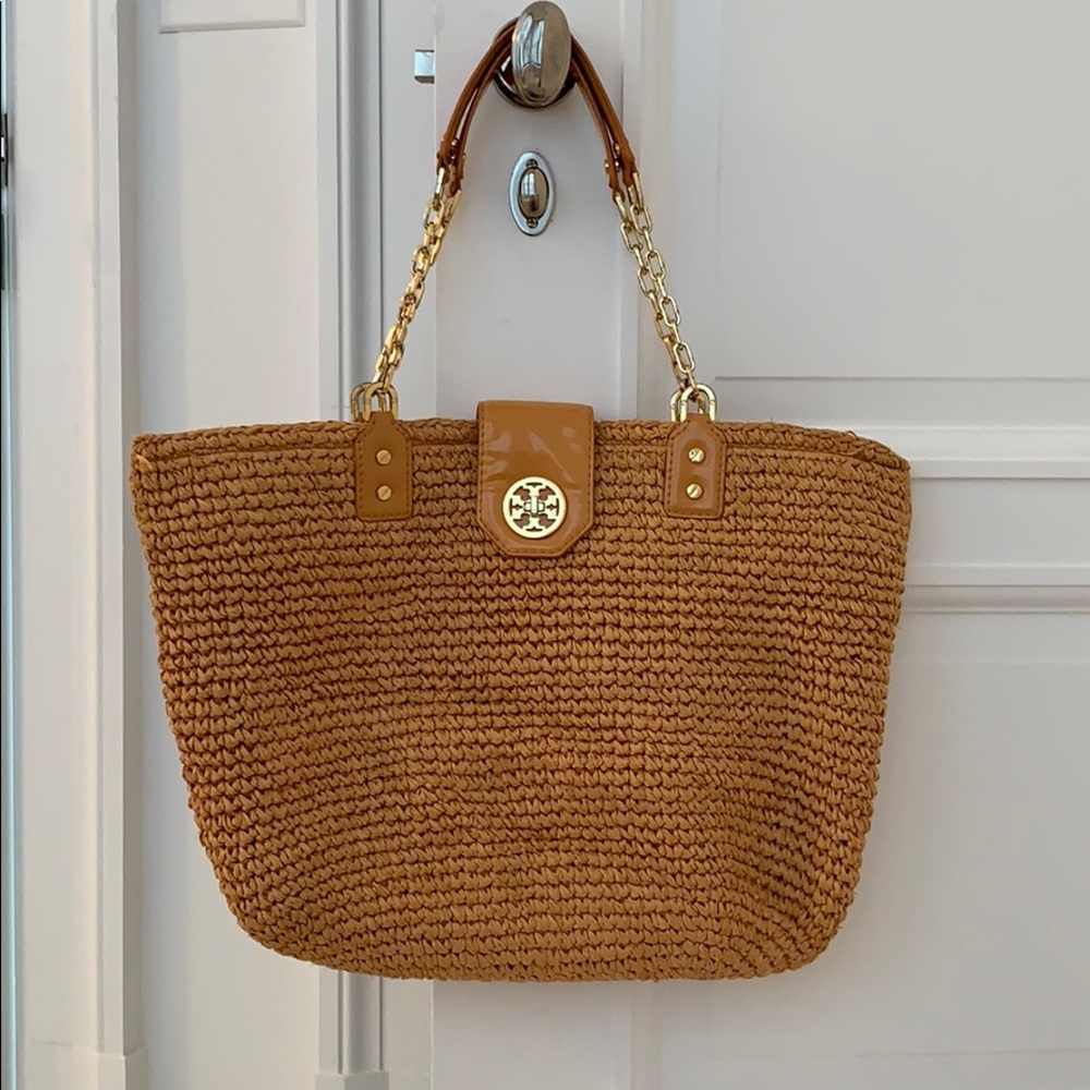 Tory Burch straw tote